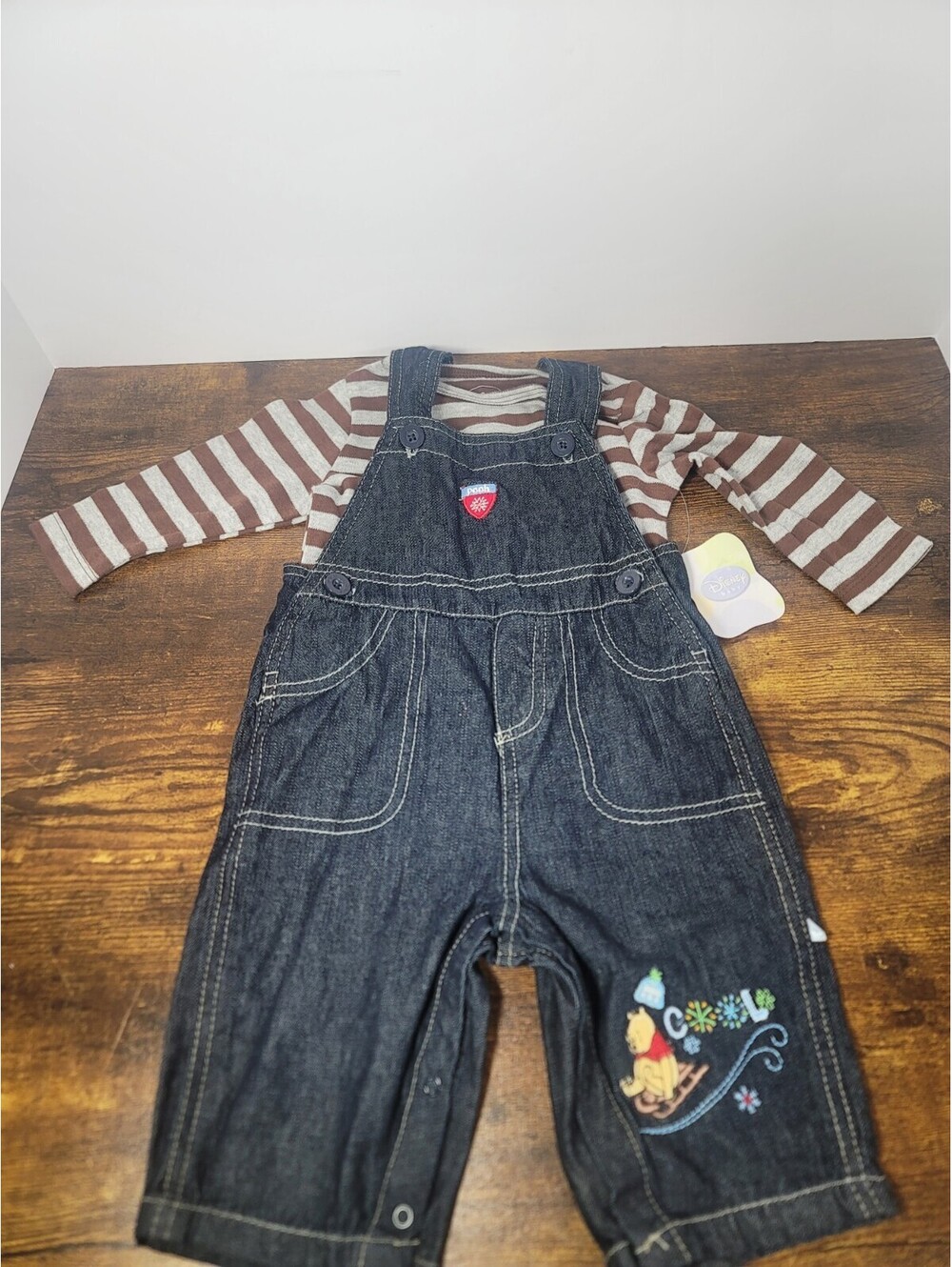 Boys Disney Overall Set Size 3-6 Months NEW